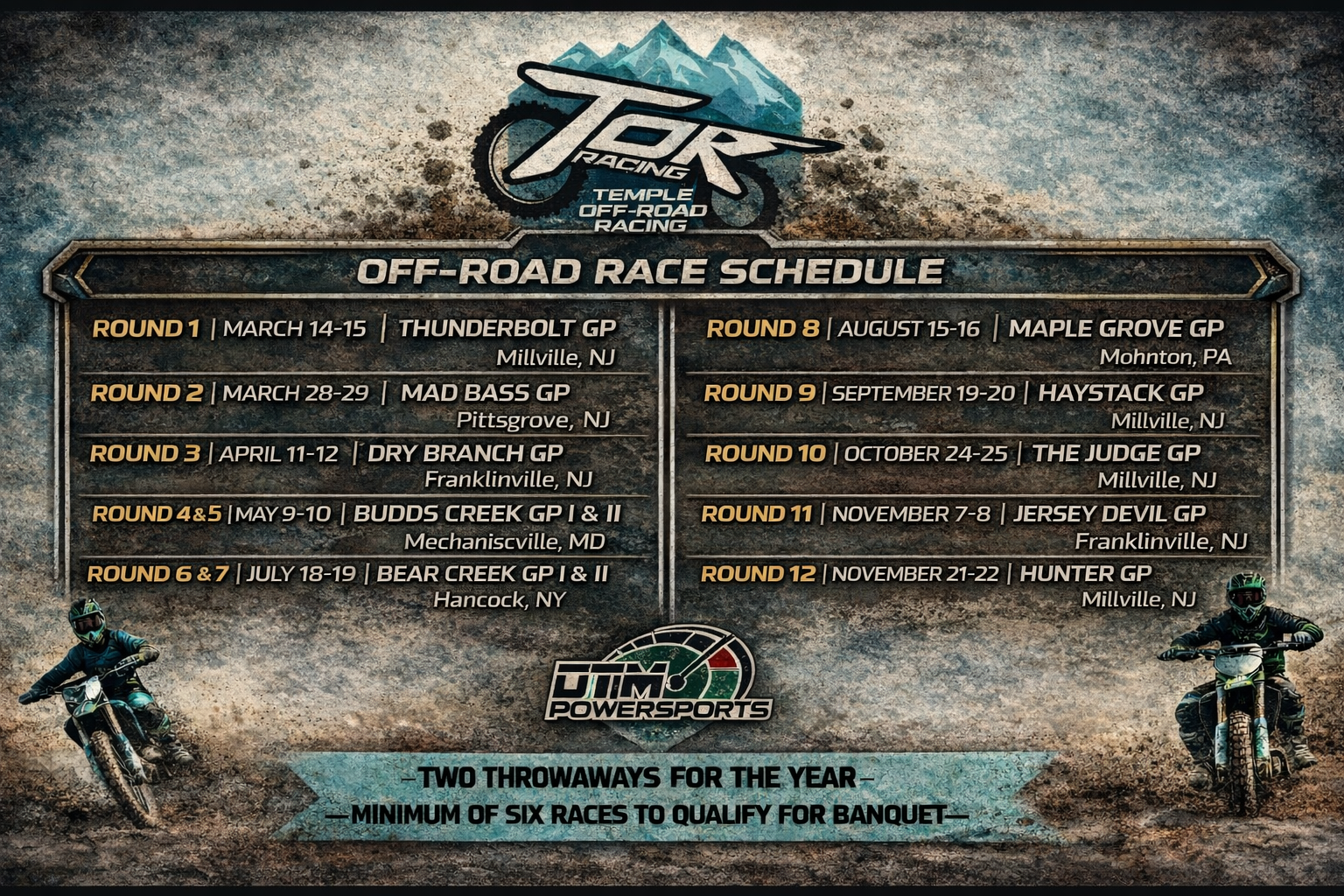Race Schedule